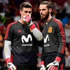 Luis Enrique se fue con De Gea de titular y ahora está Kepa