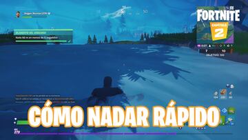 Fortnite Capítulo 2 - Temporada 1 | Desafío de Blandito vs. Viscoso: nada 50 m en menos de 5 segundos