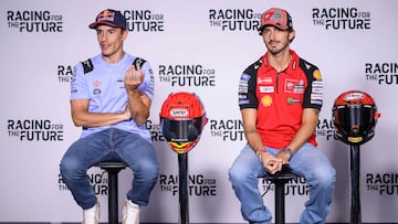 Marc Márquez y Pecco Bagnaia.
