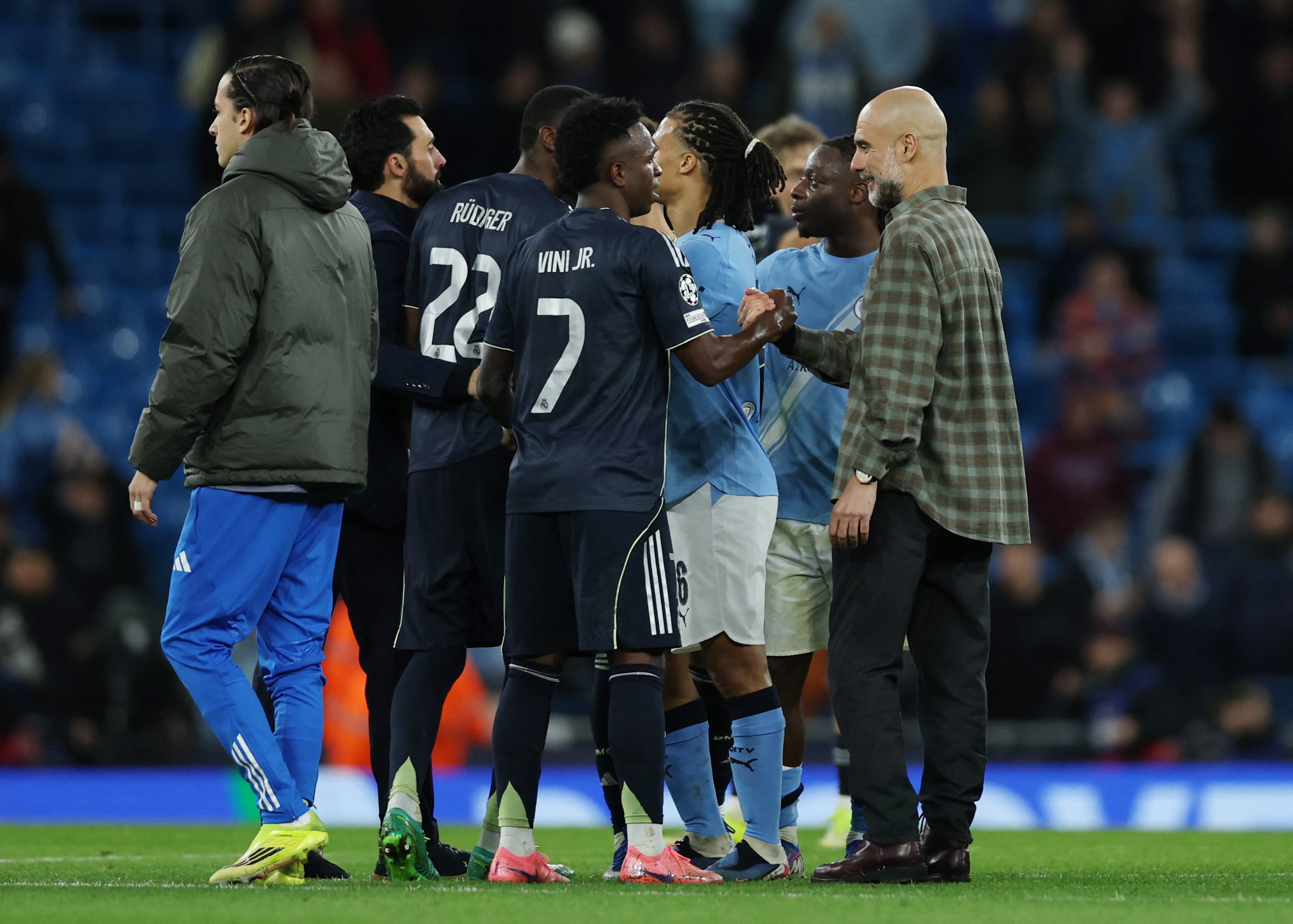 Guardiola-Rüdiger: saltan chispas