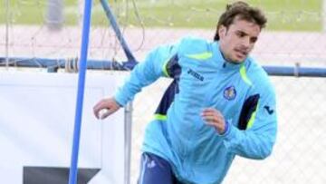 Pedro León, en un entrenamiento.