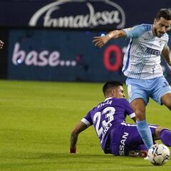 Un golazo de Juande ‘a lo Cristiano' da al Málaga tres puntos ante un buen Sporting