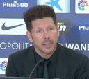 Simeone: "Según ustedes estamos mal; según yo estamos muy bien"