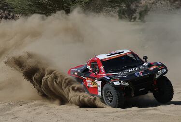 Mathieu Serradori y Loic Minaudier, de Century Racing, en acción.