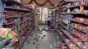 Continúan saliendo impactantes videos del sismo en California de hoy