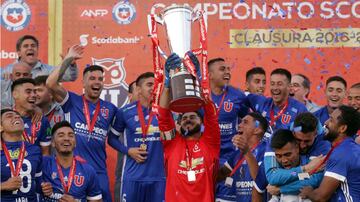 Universidad de Chile suma 85 temporadas en Primera División, con un total de 100 torneos. Debutó en el certamen 1938 y sólo estuvo ausente en 1989, tras descender por única vez.