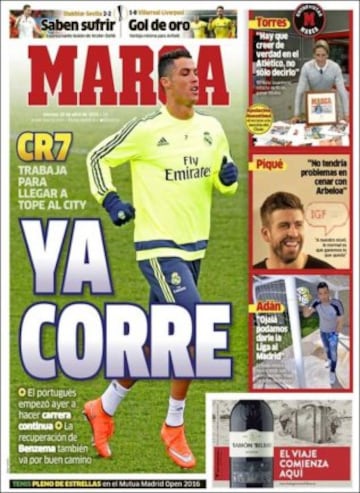 Portadas de la prensa mundial