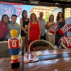 La peña del “próximo jugador franquicia del Atleti” se celebra