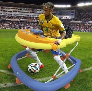 Los mejores memes sobre los clavados de Neymar