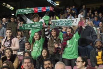 Barcelona-Villanovense en im¨¢genes