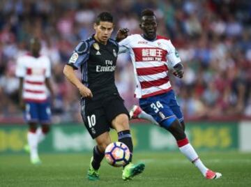 James se despacha con un doblete ante Granada