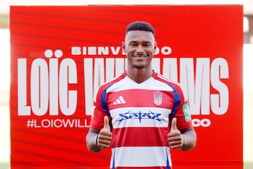 Presentación de Loïc Williams como nuevo jugador del Granada CF.