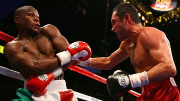 De la Hoya quiere regresar al ring y desea hacerlo contra Mayweather, quien le propin&oacute; una de las seis derrotas que sufri&oacute; en su carrera.