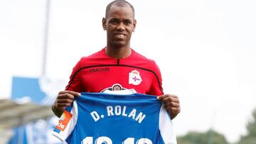 Diego Rolan, el d&iacute;a de su presentaci&oacute;n en 2018.