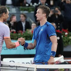 Lehecka: “Es agridulce ganar a Nadal con todo el público animándole”