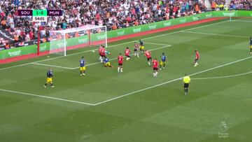 Acaba contrato y es otro: lo que hizo Pogba en la celebración del 1-1 del United...