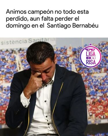La derrota del Barcelona, protagonista de los memes de la jornada