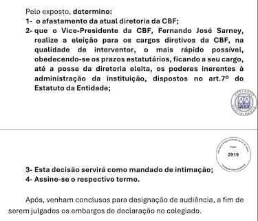 Ednaldo Rodrigues, que fich¨® a Ancelotti, destituido de Brasil