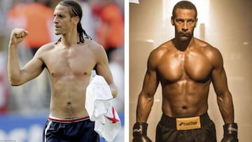 El espectacular cambio f&iacute;sico de Rio Ferdinand. Fotos: redes sociales