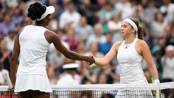 Venus elimina a Ostapenko y Konta pasa y hace nº1 a Pliskova