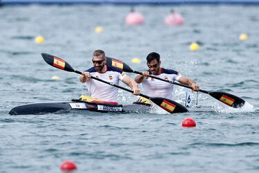 Arévalo y Germade han quedado eliminados en sexto puesto y caen a la final B. 