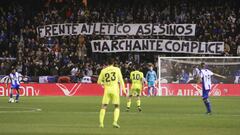 Riazor Blues: "Frente Atlético, asesinos. Marchante, cómplice"
