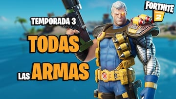 Fortnite Cap&iacute;tulo 2: todas las armas de la Temporada 3 