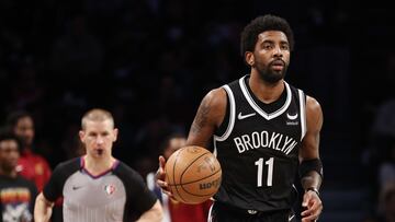 Brooklyn advanced to the playoffs after beating Cleveland on Tuesday night. Nets’ Kyrie Irving and Cavaliers’ Darius Garland both scored 34 points.