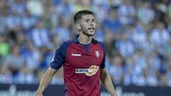 David Garc&iacute;a, jugador de Osasuna