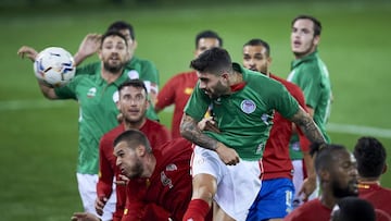 Unai Nuñez, durante el Euskadi-Costa Rica de 2020.