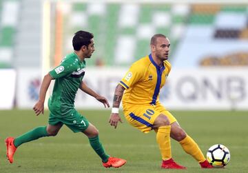 Fichó el 8 de junio de 2018 por el Al-Gharafa.