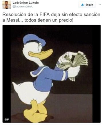 Los mejores memes que dejó el 'perdón' a Messi