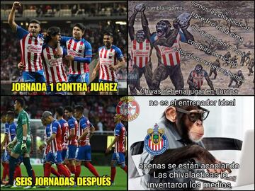 Los memes de la derrota de Chivas ante Cruz Azul