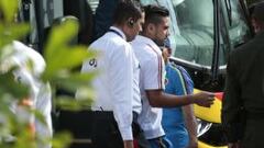 La Selecci&oacute;n Colombia ya lleg&oacute; a Montevideo