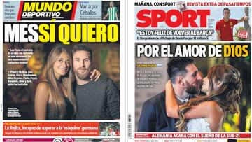 Prensa de Barcelona: Messi de boda… y Dani Ceballos