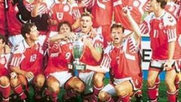 <b>GANARON LOS TURISTAS, </b>Se encontraban de vacaciones cuando fueron convocados para suplir a Yugoslavia. Los daneses lograron un éxito inesperado hasta para ellos mismos.