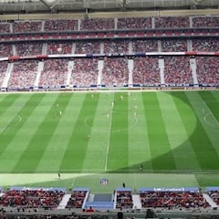 El Wanda Metropolitano prepara el estreno liguero ante el Getafe