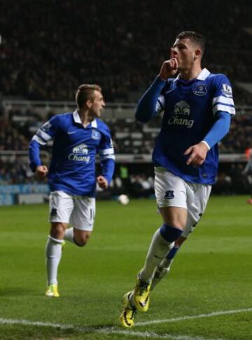 Celebración de Ross Barkley.