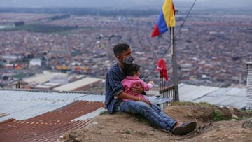 Familias pobres en Colombia.