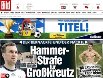 Portadas de la prensa extranjera