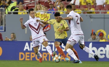 Colombia y Venezuela empataron sin goles en el Raymond James Stadium. El equipo de Queiroz hizo más por el partido y tuvo las opciones más claras. 