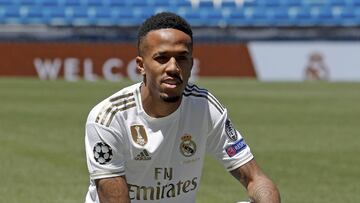 Militao, con el Real Madrid.