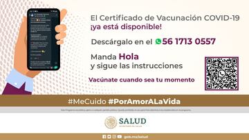 Certificado de vacunación por whatsapp: cómo puedo obtenerlo