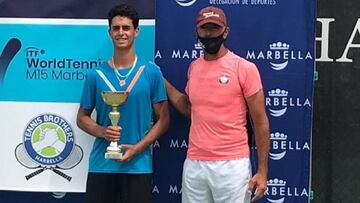 De La Florida a España: el tenista chileno que se codea con Rublev y Khachanov