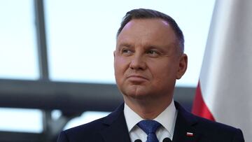 FILE PHOTO: Polish President Andrzej Duda attends a news conference in Warsaw, Poland, June 2, 2022. REUTERS/Kacper Pempel/File Photo