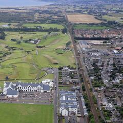 Sandy Lyle gets the Open underway at Carnoustie