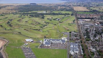 Sandy Lyle gets the Open underway at Carnoustie