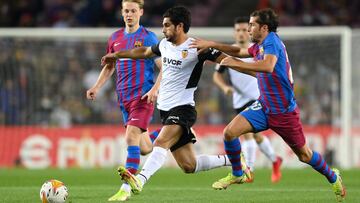 Guedes, contra el Barcelona. 