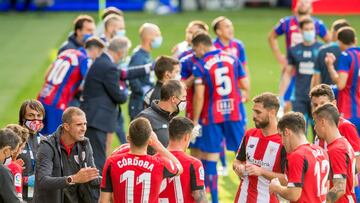 Gaizka Garitano en acción.