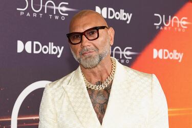 Dave Bautista asiste al estreno de "Dune: Parte Dos" en el Lincoln Center el 25 de febrero de 2024 en la ciudad de Nueva York.